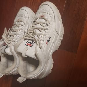 White sneakers